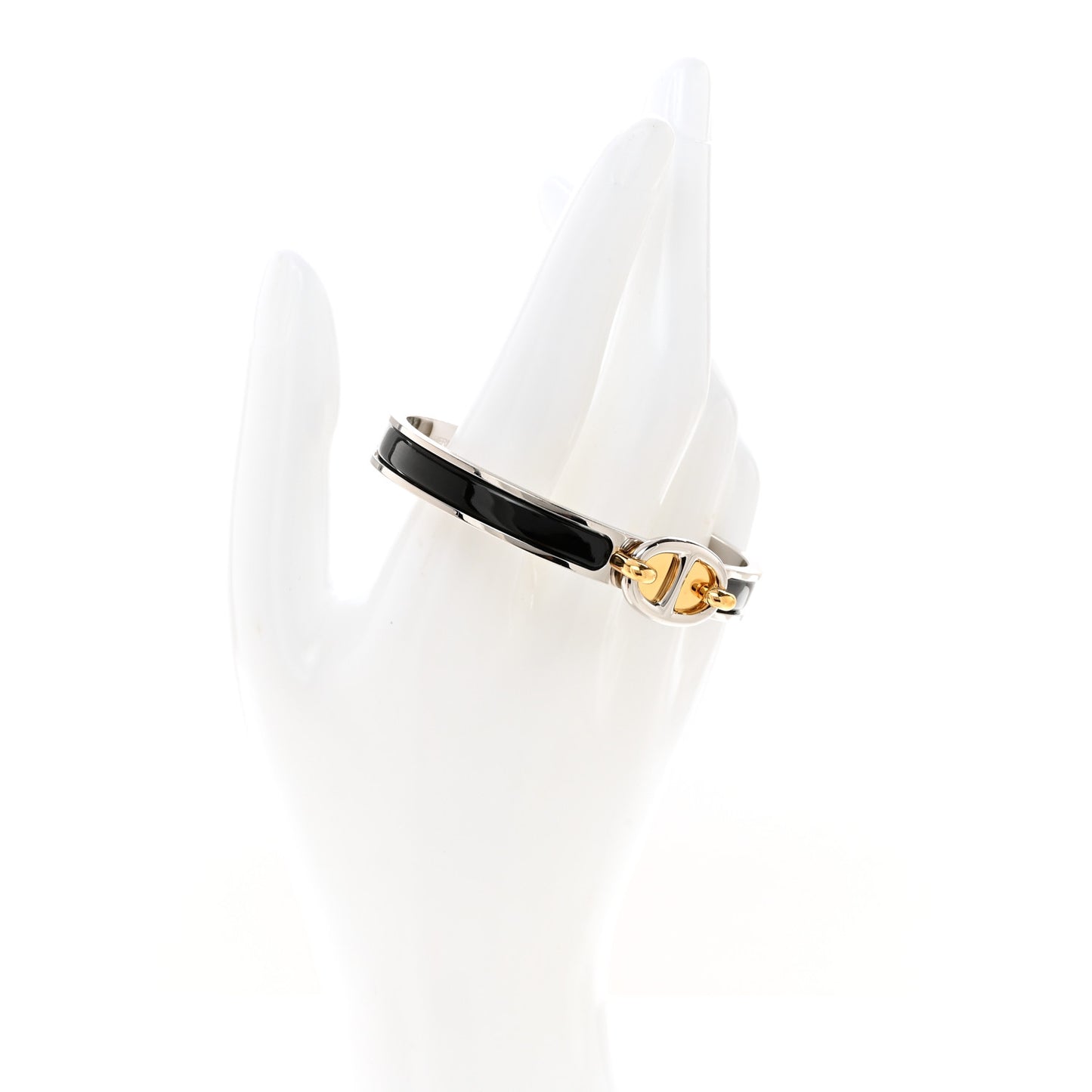 Enamel Mini Clic Chaine d'Ancre Bracelet GM Black