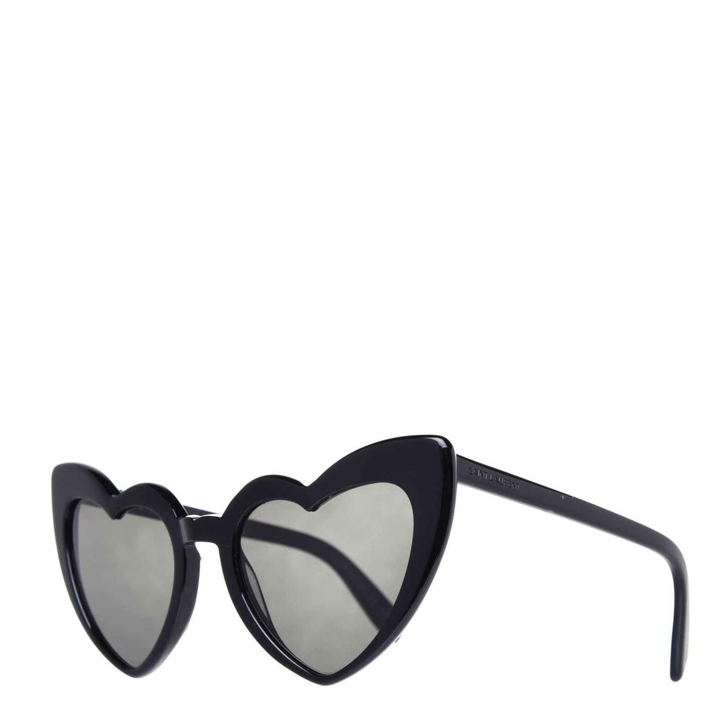 Acetate Heart Frame Loulou SL181 Sunglasses Black