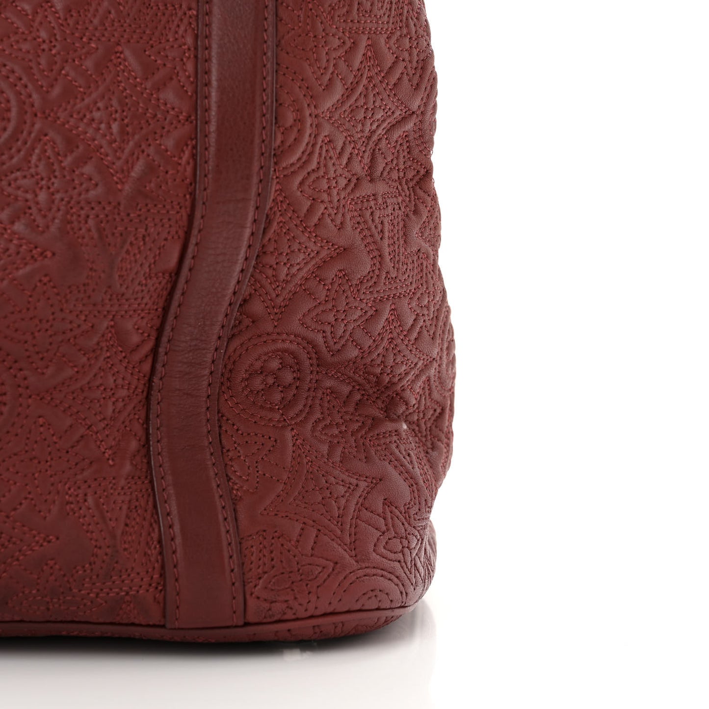 Monogram Lambskin Antheia Ixia MM Fuchsia