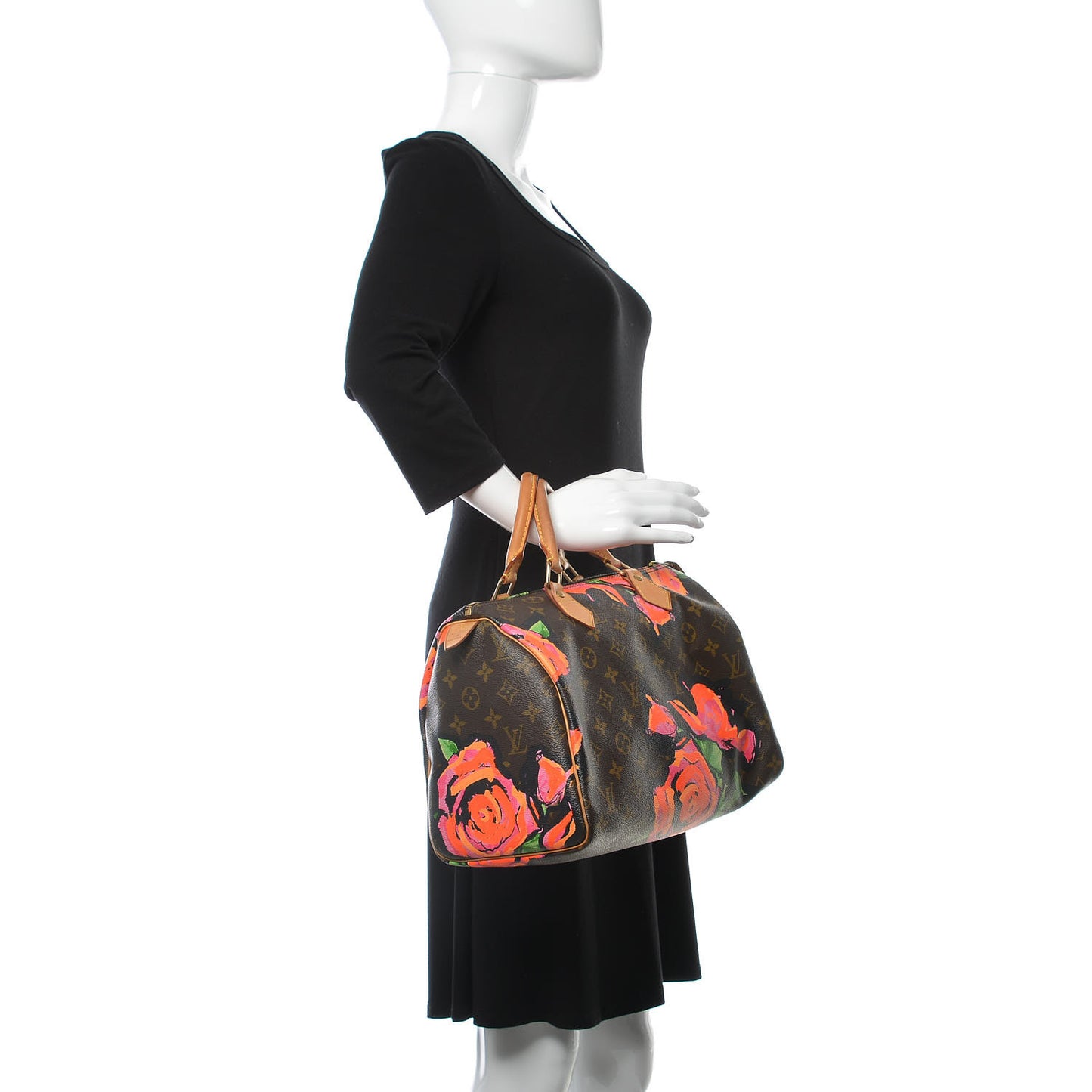 Monogram Roses Speedy 30
