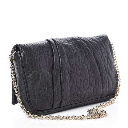 Fendi Crinkled Lambskin Mia Pochette Black 3 of 12