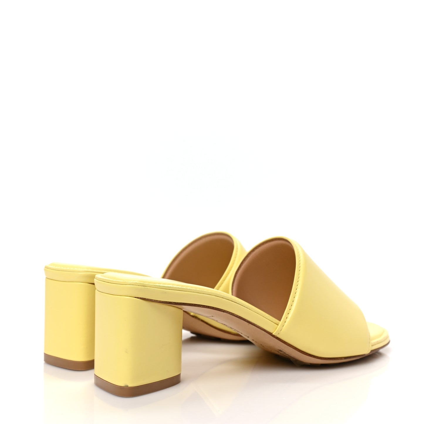 Vienna Calfskin The Band Mule Sandals 36 Lemonade