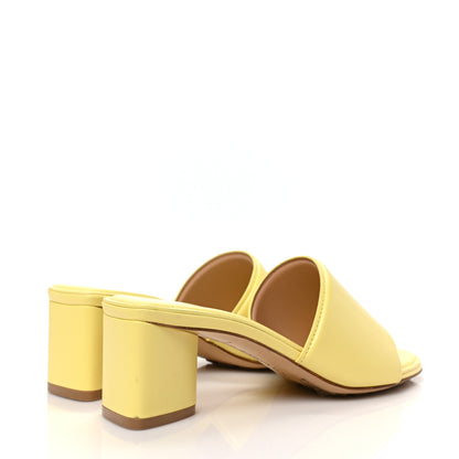 Bottega Veneta Vienna Calfskin The Band Mule Sandals 36 Lemonade 4 of 8