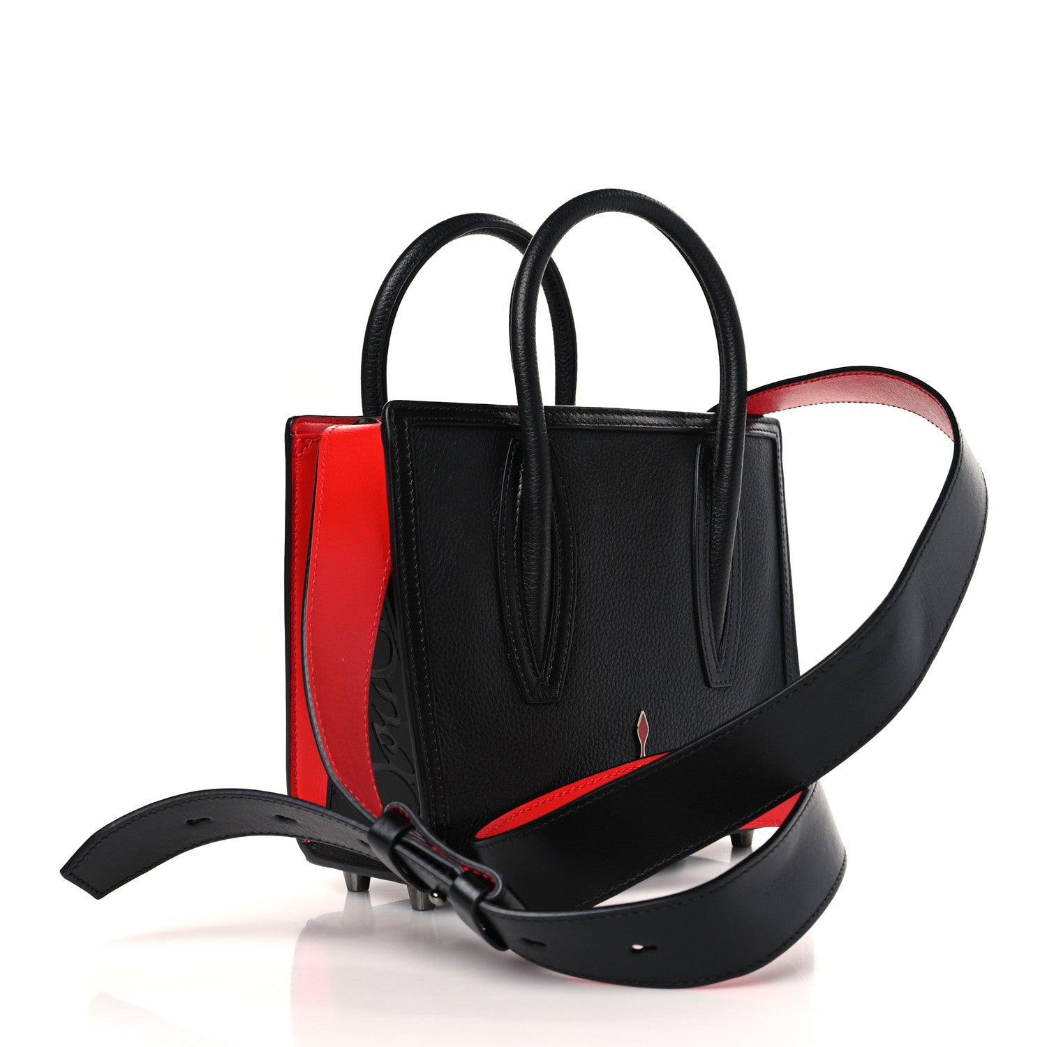 Christian Louboutin Calfskin Mini Paloma Black 3 of 10