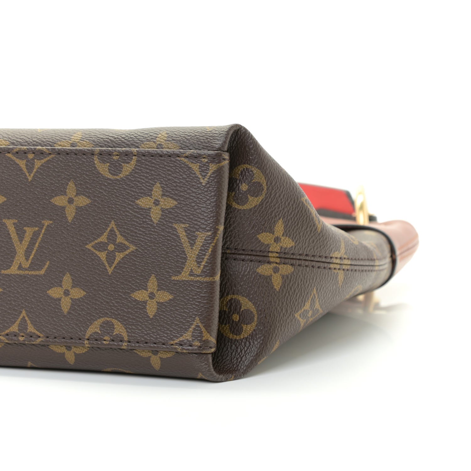 Louis Vuitton Monogram Tuileries Besace Caramel Rouge 8 of 12