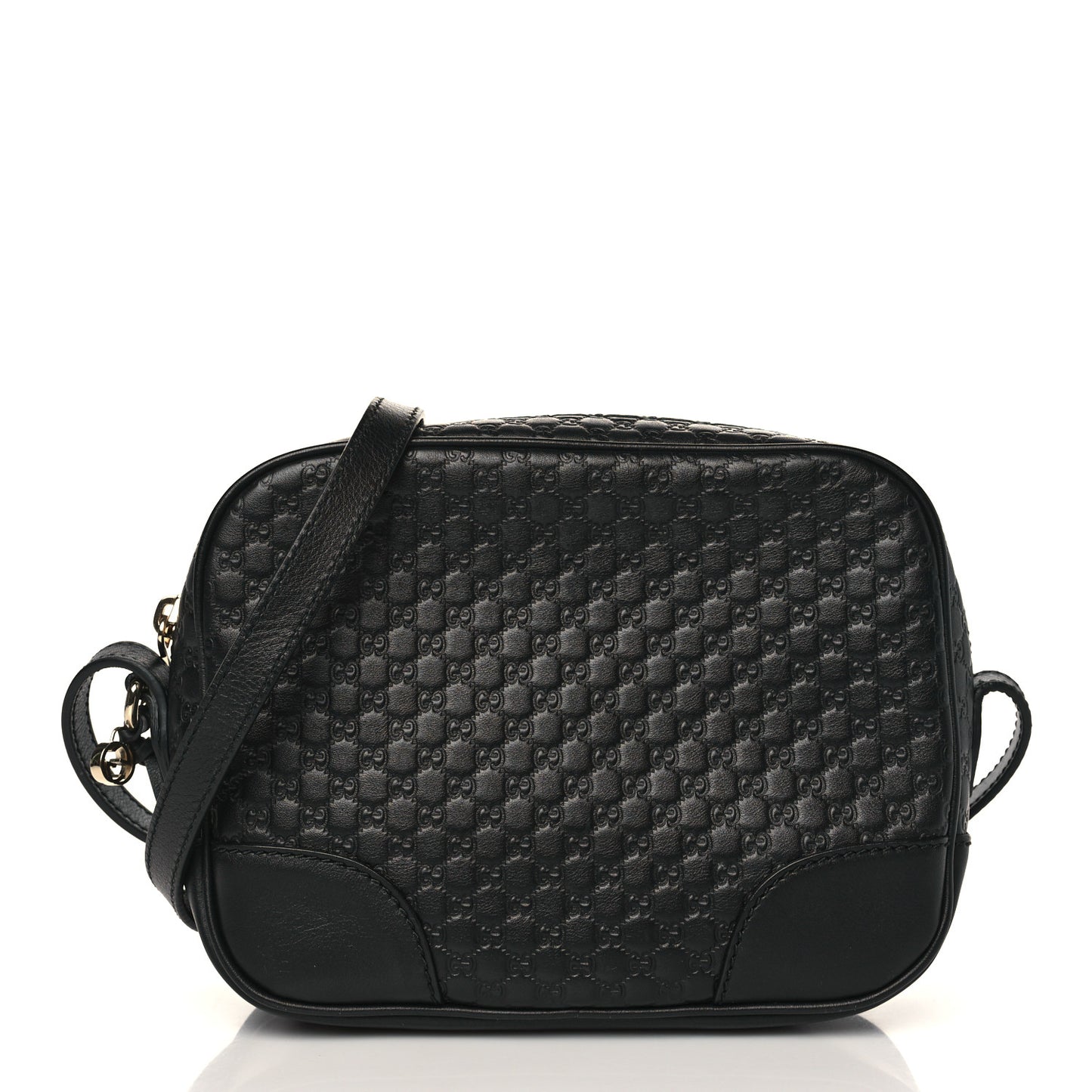 Microguccissima Mini Bree Messenger Bag Black