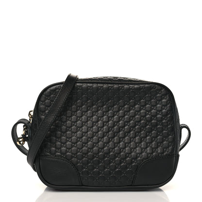 Gucci Microguccissima Mini Bree Messenger Bag Black 1 of 9