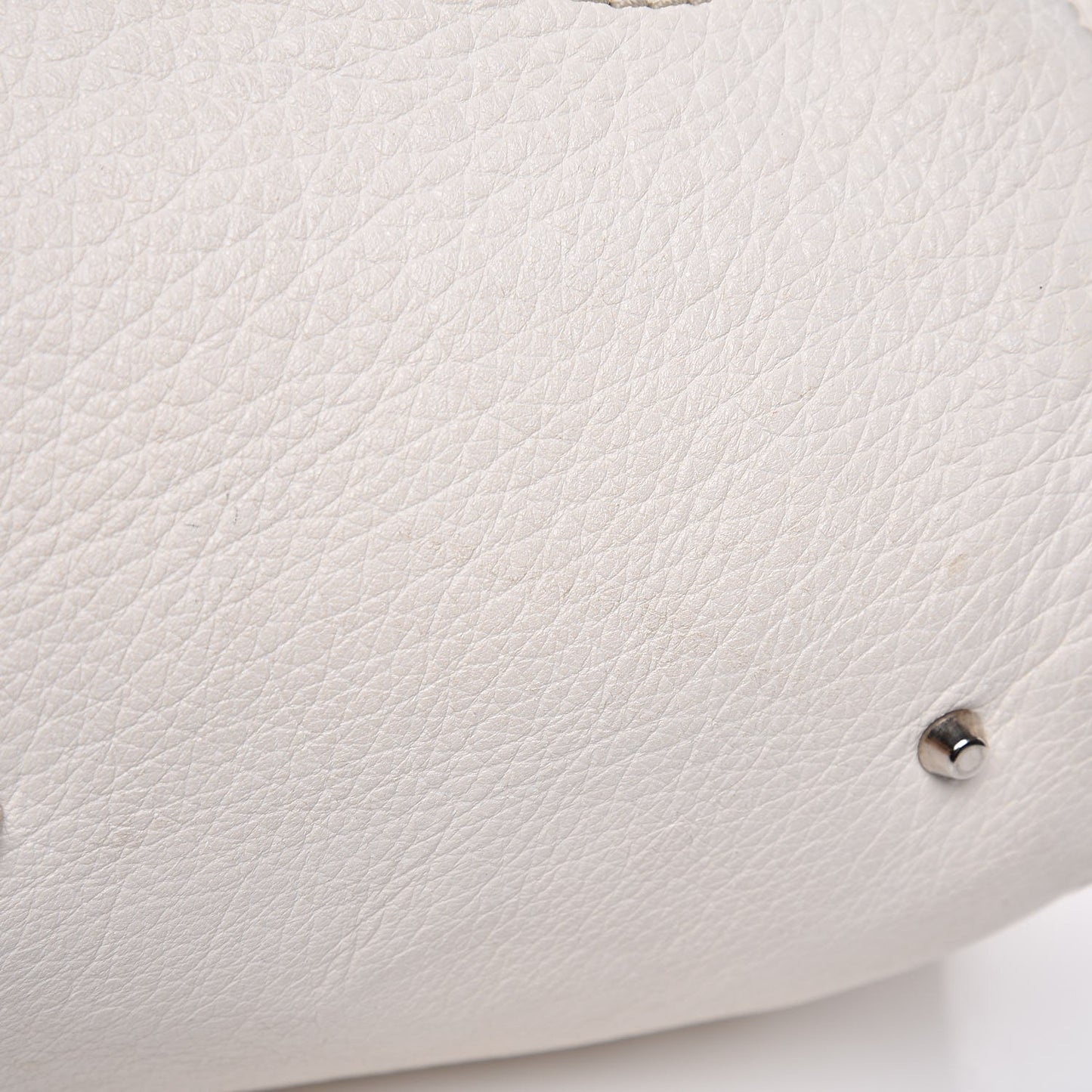 Calfskin Medium Paddington Satchel White