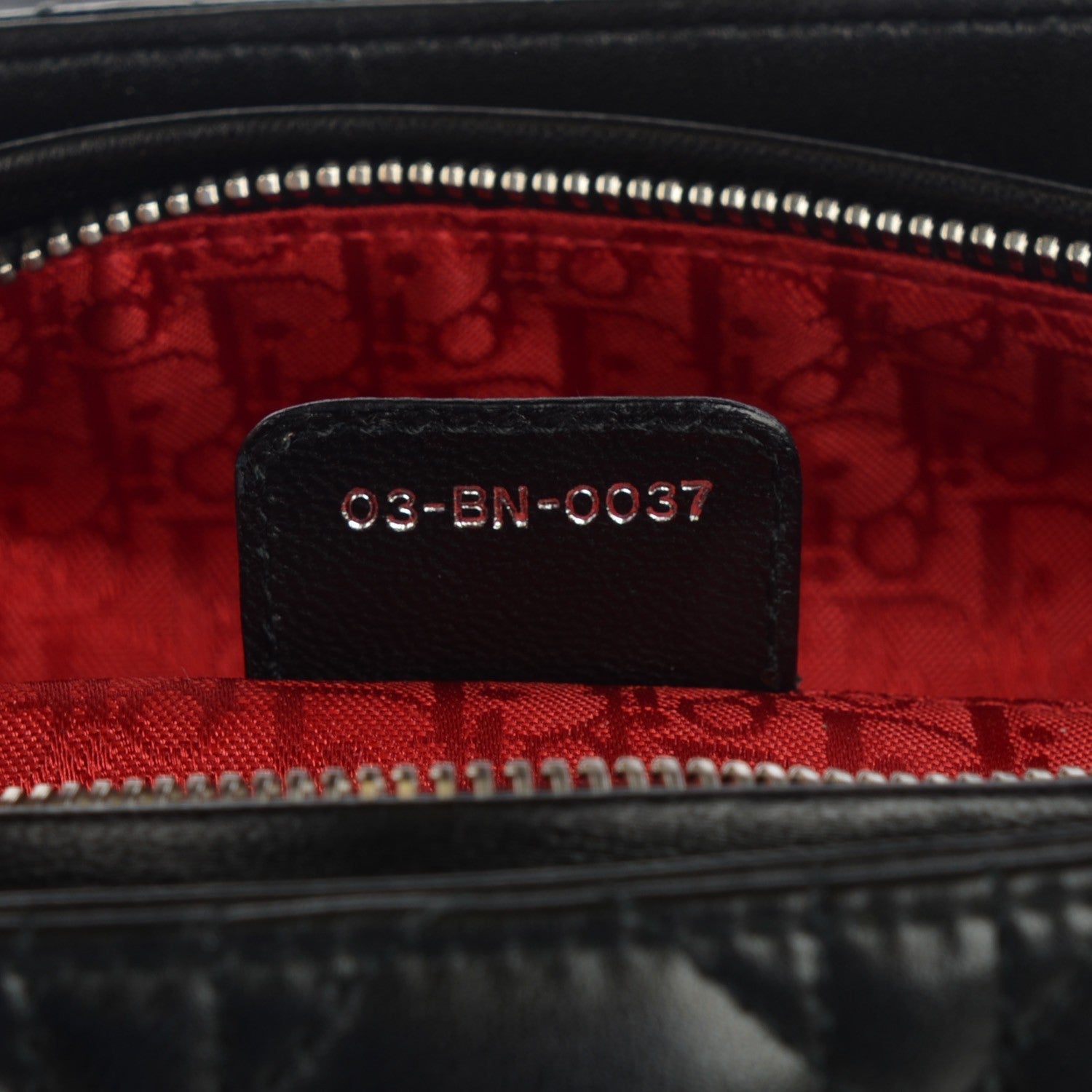 Christian Dior Lambskin Cannage Large Lady Dior Black 7 of 7