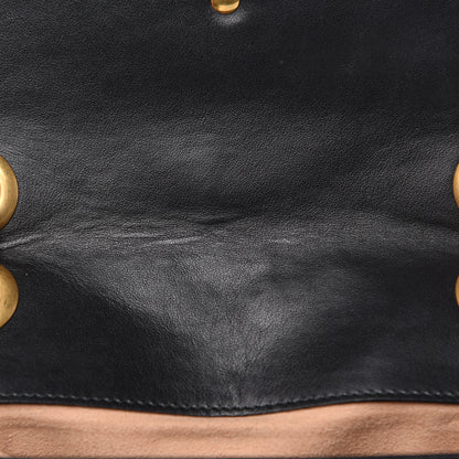 Gucci Calfskin Matelasse Mini GG Marmont Shoulder Bag Black 10 of 13