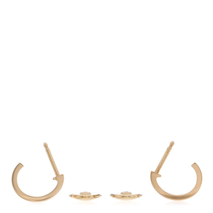 Cartier 18K Yellow Gold Small LOVE Hoop Earrings 3 of 5