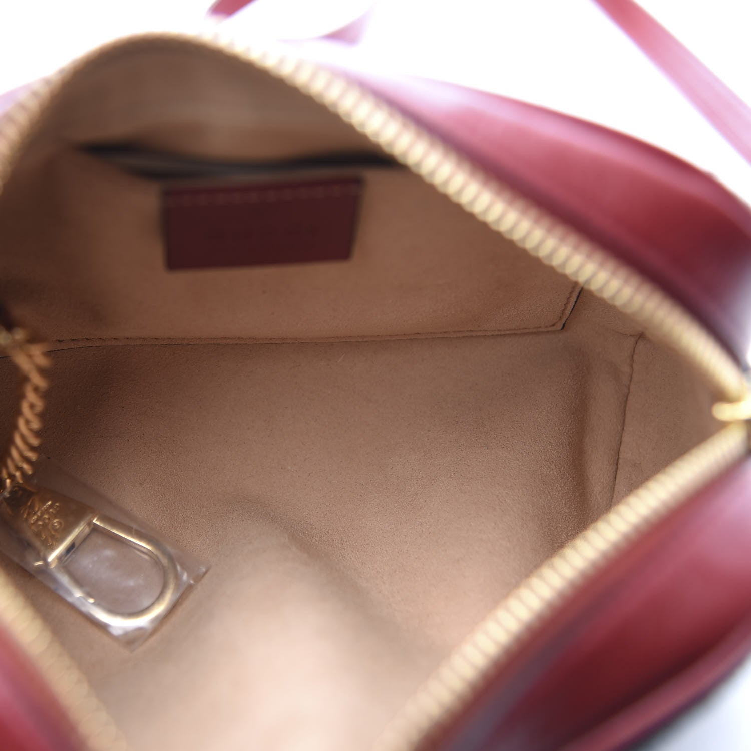 Gucci Suede Calfskin Web Mini Ophidia Shoulder Bag New Blue Romantic Cherry 4 of 12
