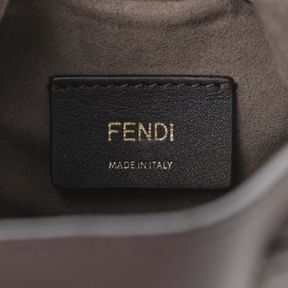 Fendi Suede Vitello King F is Fendi Micro FF Mini Mon Tresor Bucket Bag Sigaro Marrone Ebano 6 of 9