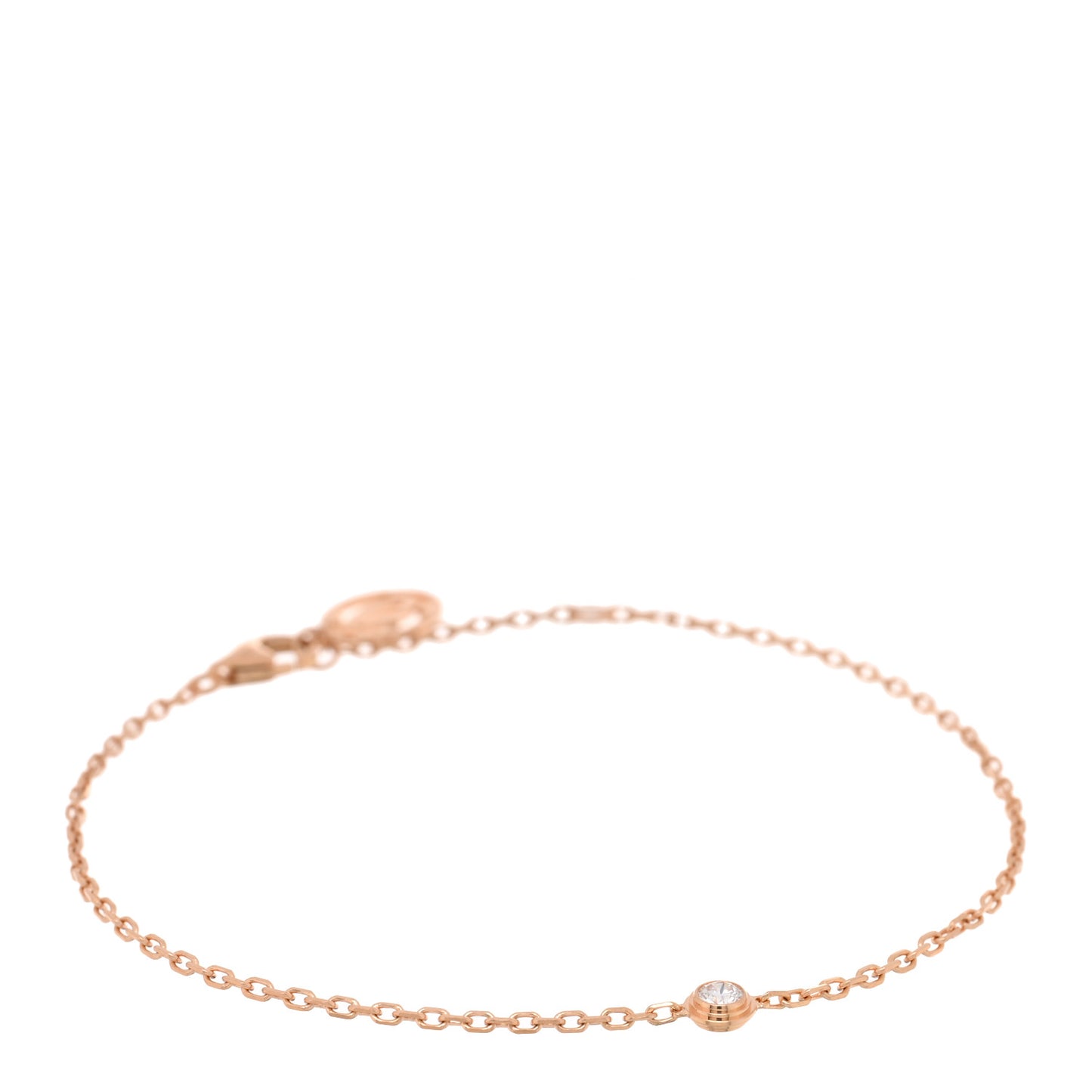 18K Pink Gold Diamond SM D'Amour Bracelet