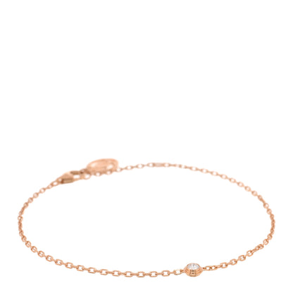 Cartier 18K Pink Gold Diamond SM D'Amour Bracelet 1 of 3