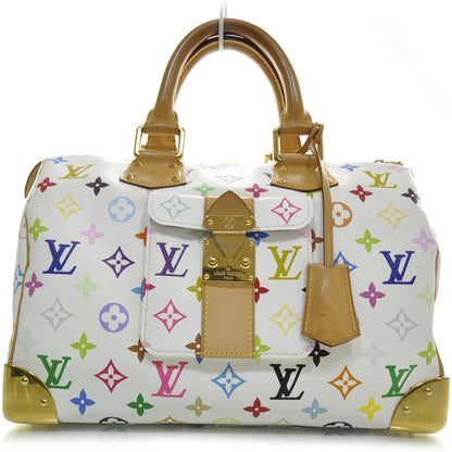 Louis Vuitton Monogram Multicolor Speedy 30 White 3 of 11
