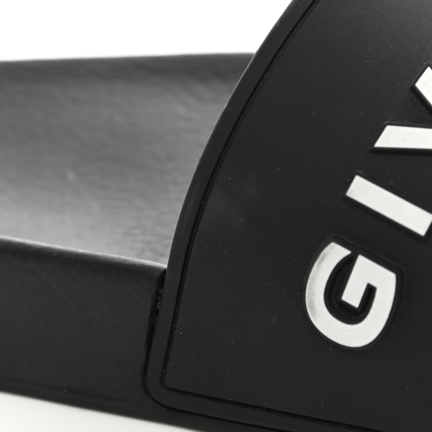 Givenchy Rubber Logo Pool Slide Sandals 38 Black 13 of 13