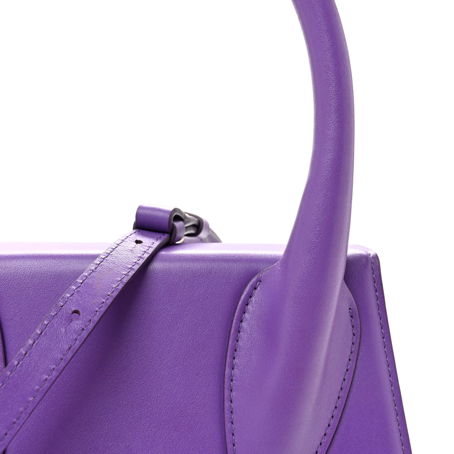 Jacquemus Smooth Calfskin Le Grand Chiquito Purple 7 of 9