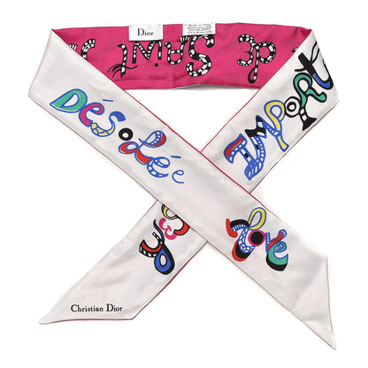 Christian Dior Niki Art Love Mitzah Scarf 1 of 3