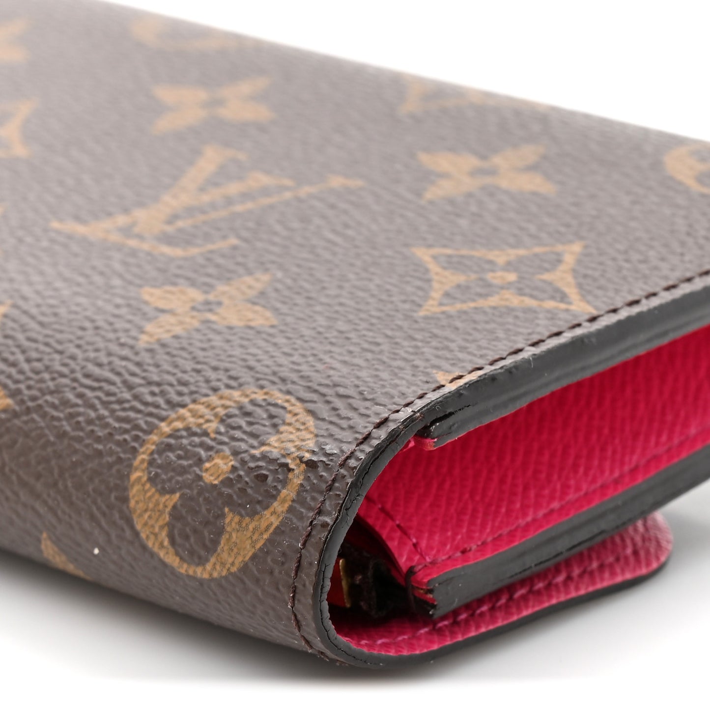 Monogram Emilie Wallet Fuchsia