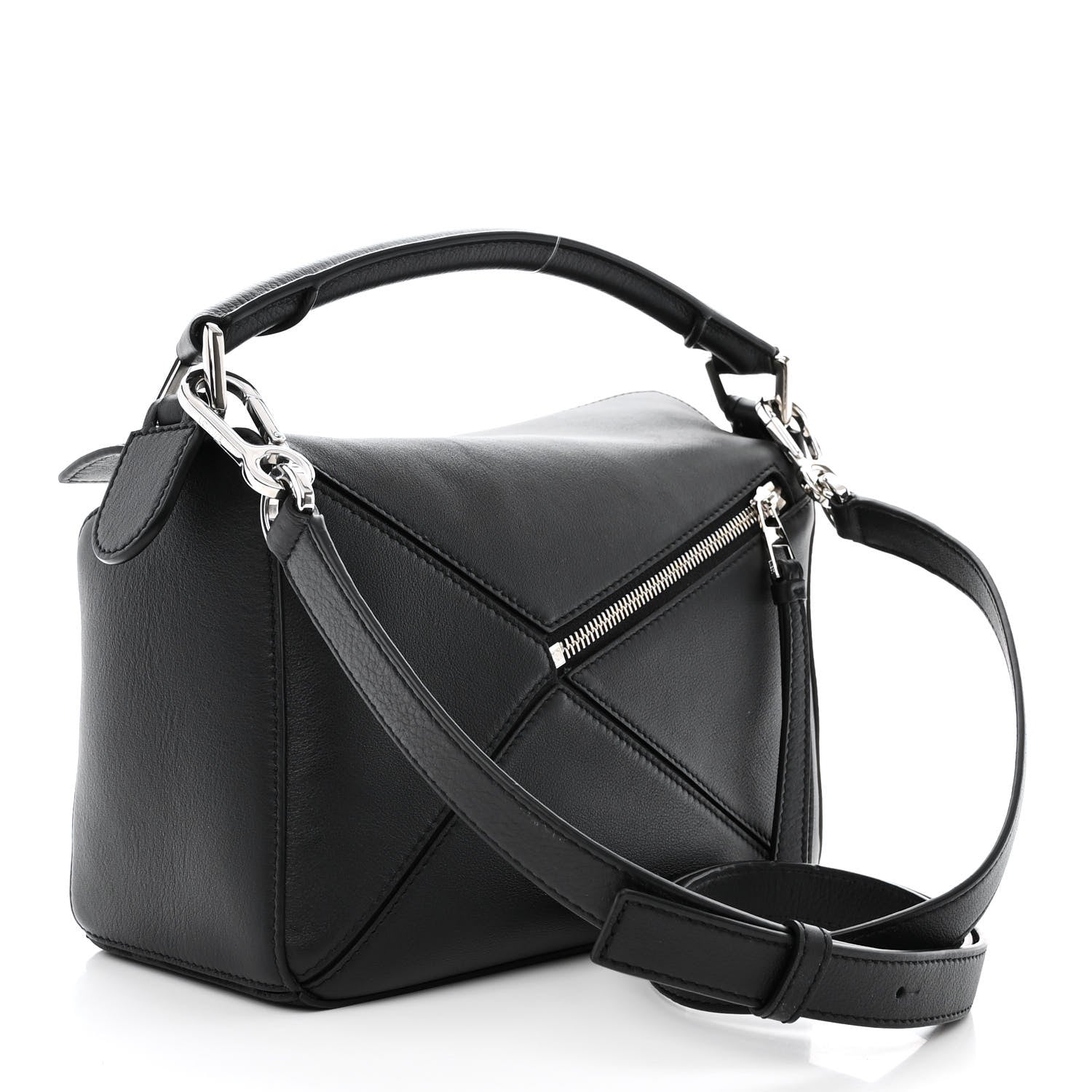 Loewe Calfskin Small Puzzle Bag Black 3 of 11