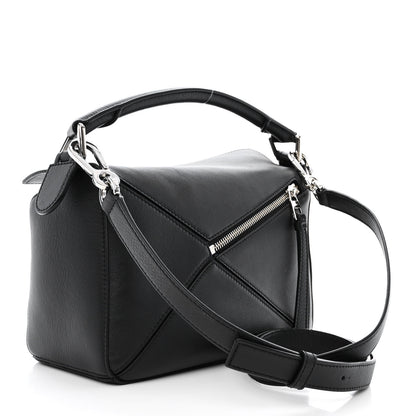 Loewe Calfskin Small Puzzle Bag Black 3 of 11