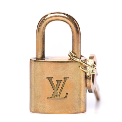 Louis Vuitton Brass Lock and Key Set #322 2 of 3