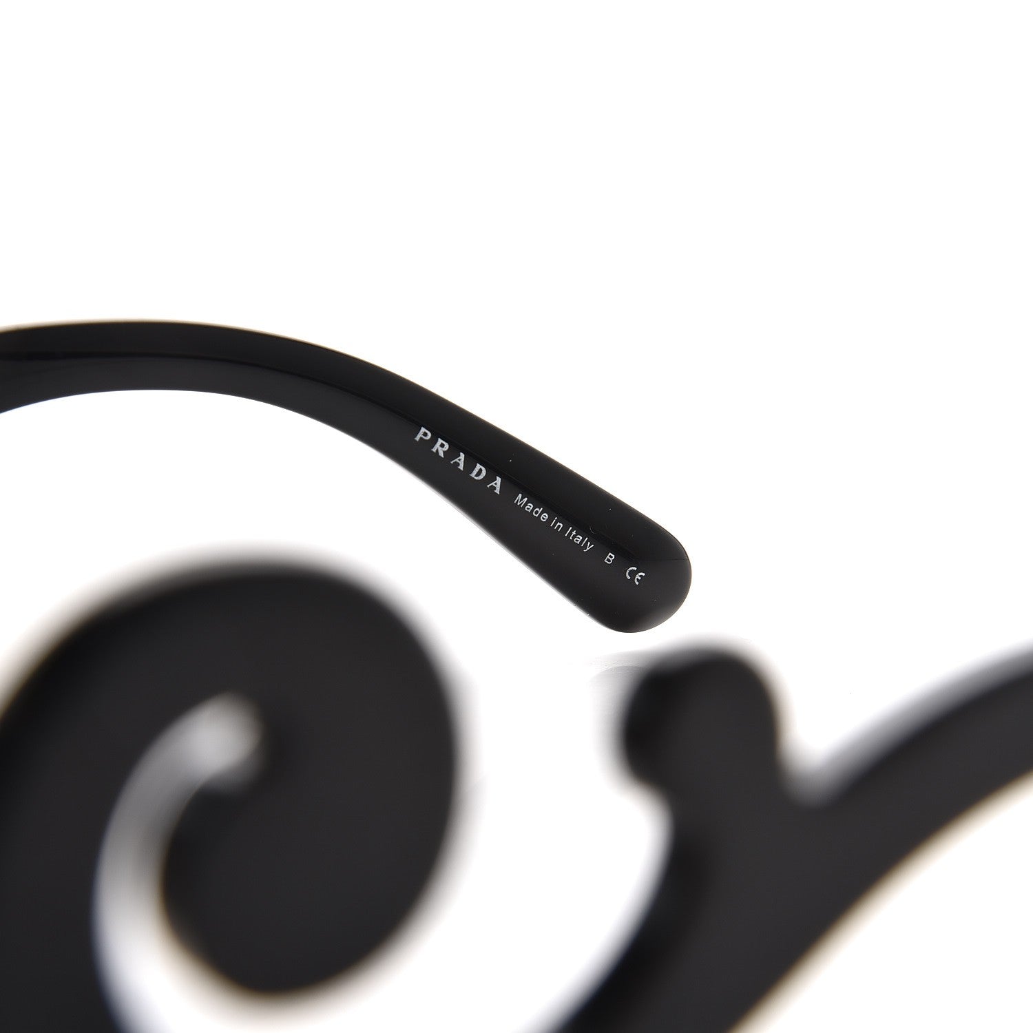 Prada Acetate Baroque Sunglasses SPR 27O Black 6 of 7