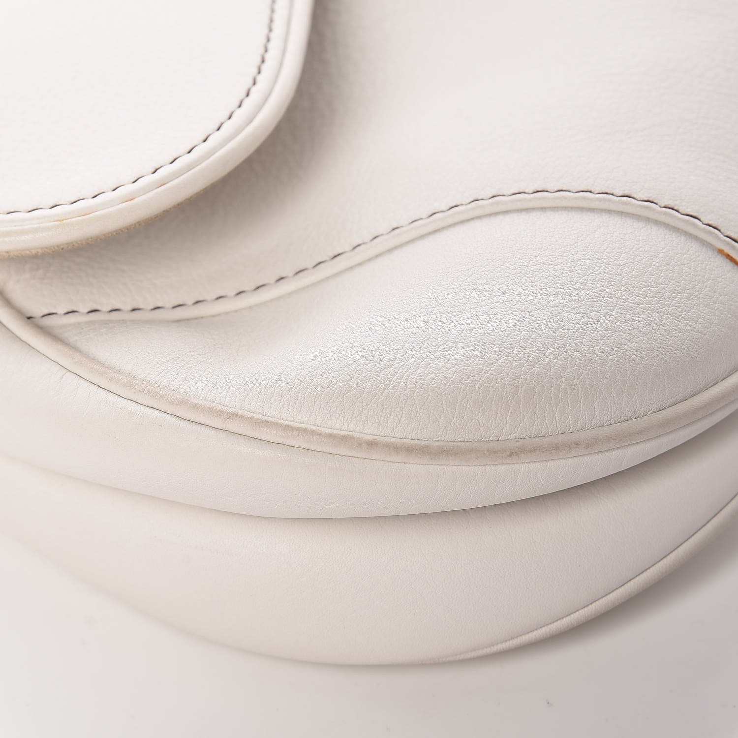 Christian Dior Calfskin Saddle Bag White 13 of 18