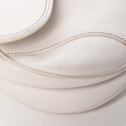 Christian Dior Calfskin Saddle Bag White 13 of 18