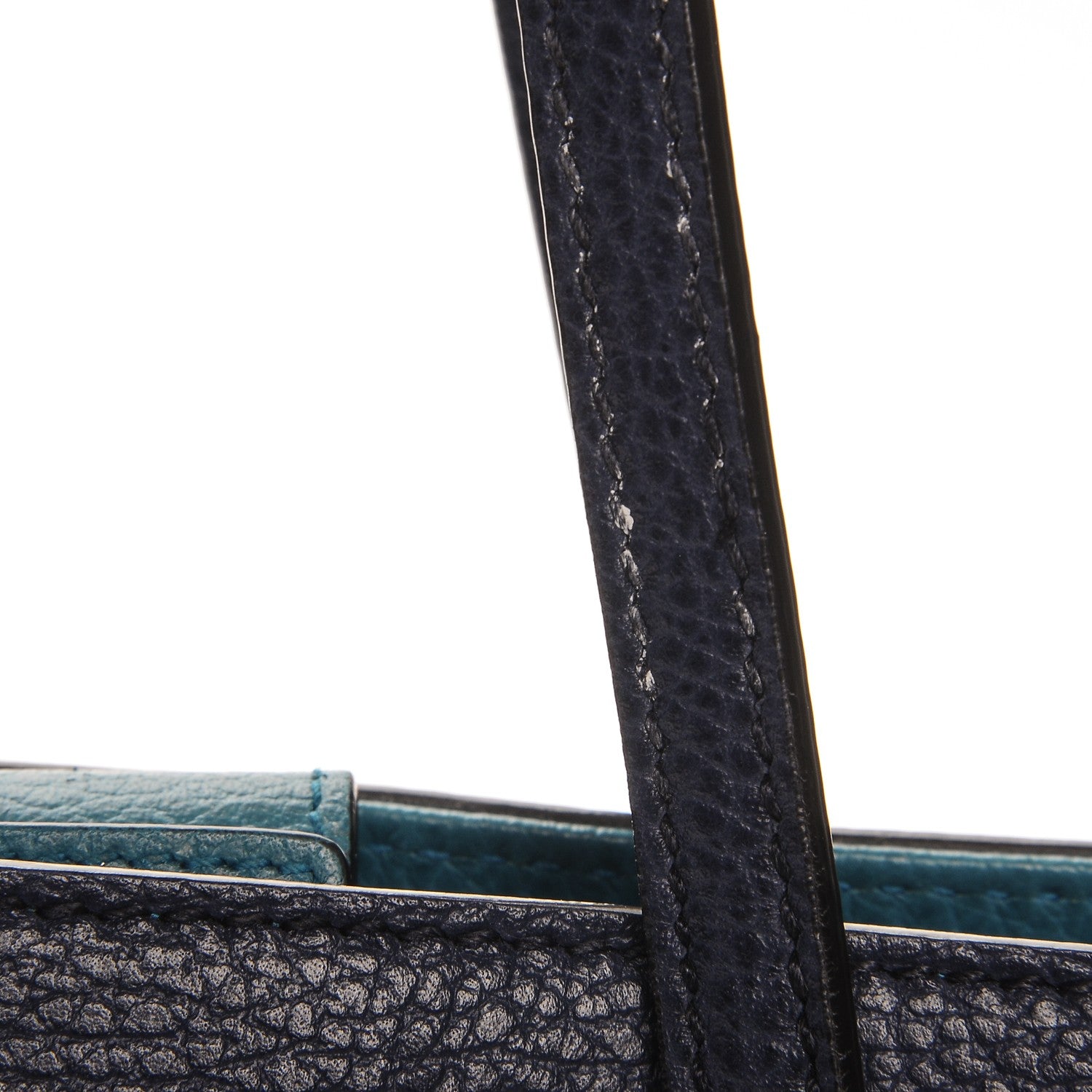 Gucci Dollar Calfskin Small Swing Tote Classic Marine Deep Cobalt 10 of 11
