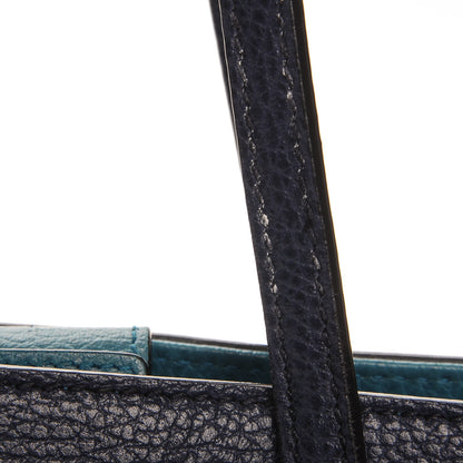 Gucci Dollar Calfskin Small Swing Tote Classic Marine Deep Cobalt 10 of 11