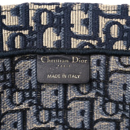 Christian Dior Oblique Large Book Tote Blue Multicolor 6 of 13