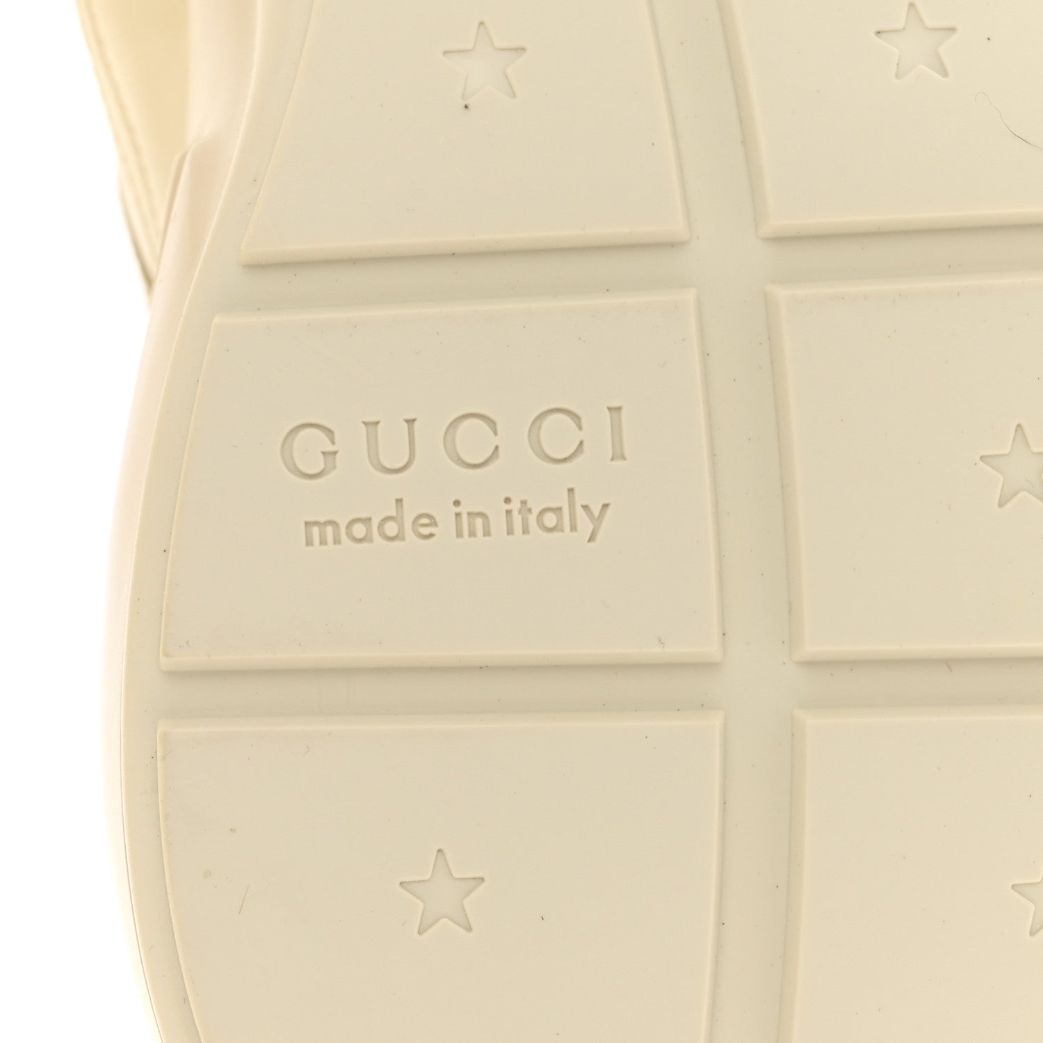 Gucci Apollo Calfskin Cat Print Mens Rhyton Sneakers 13 Ivoire 7 of 10