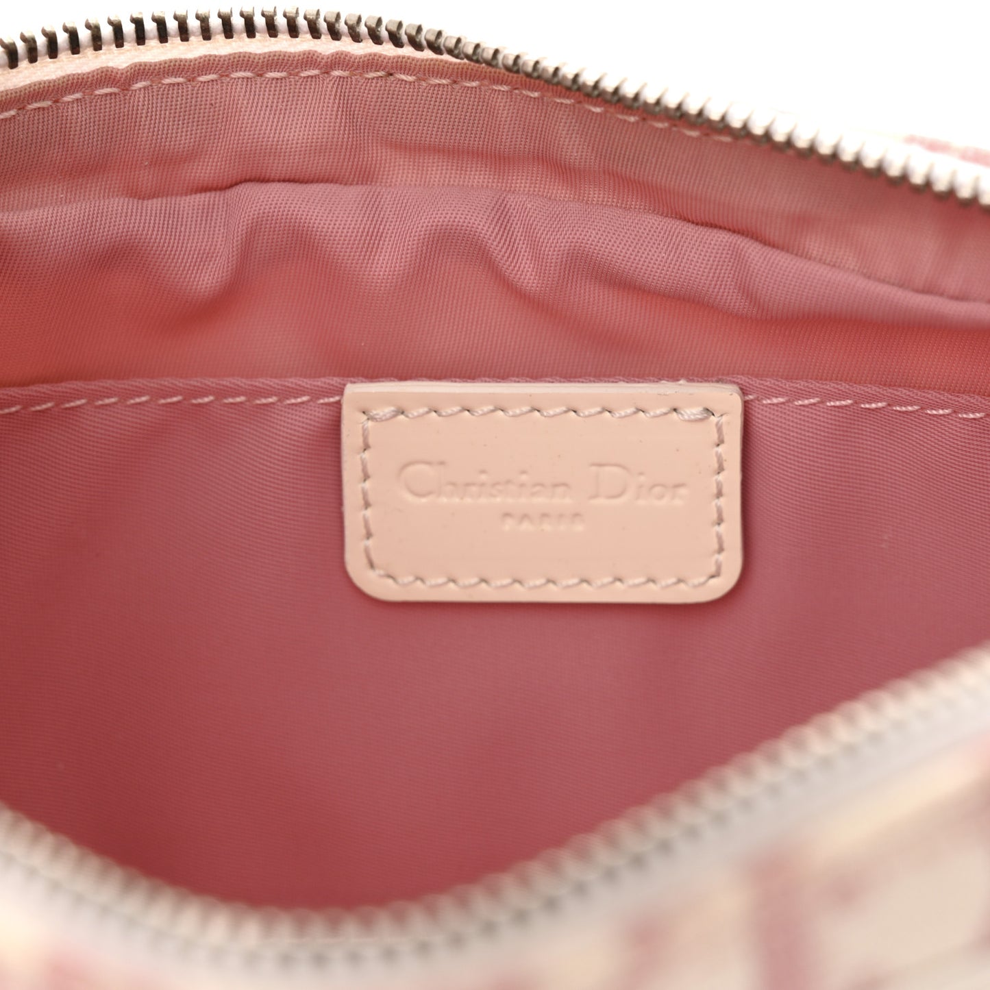 CHRISTIAN DIOR Monogram Girly Pochette Pink