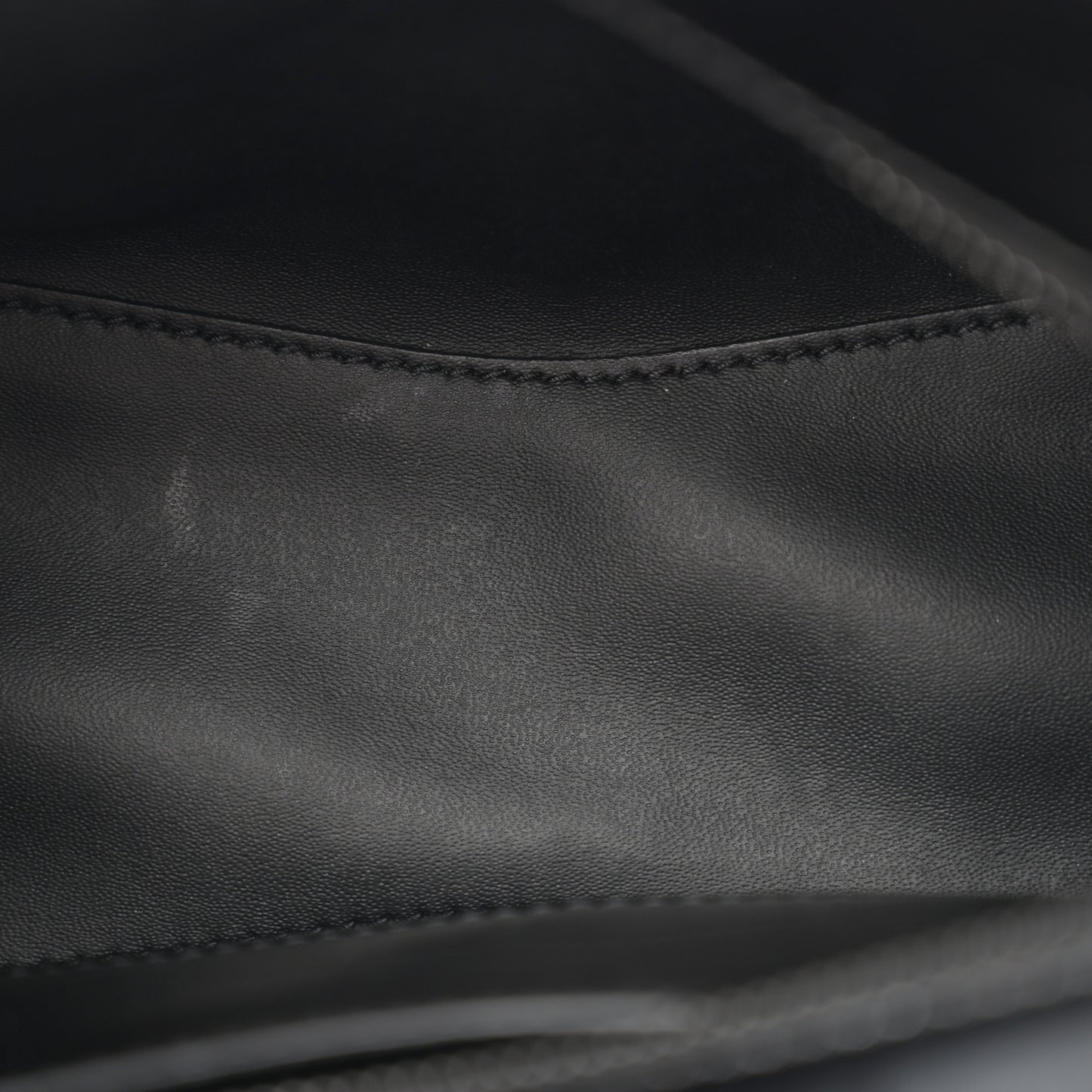Semi Shiny Calfskin Crocodile Embossed Neo Classic Black Hardware Mini City Black