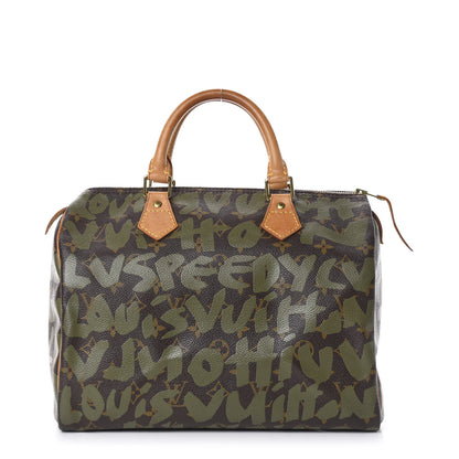 Louis Vuitton Monogram Graffiti Speedy 30 Kaki 1 of 9