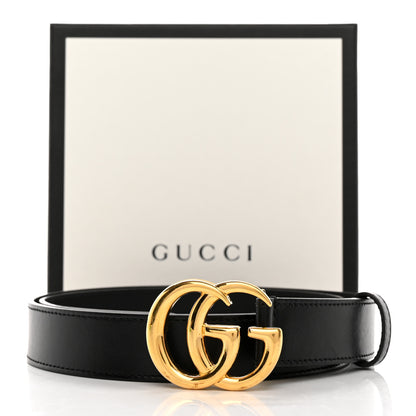 Gucci Plutone Calfskin Double G 30mm Belt 90 36 Black 8 of 8