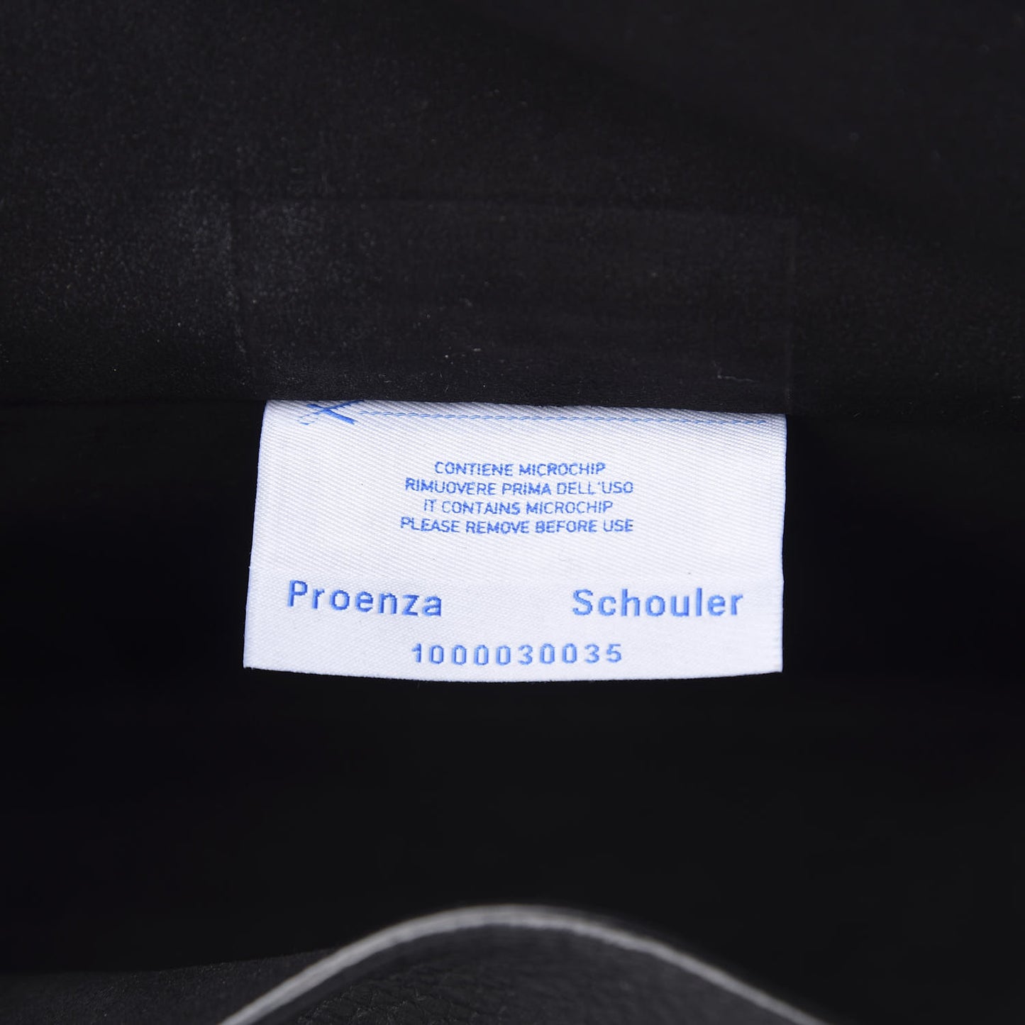 Pebbled Calfskin Small Courier Black