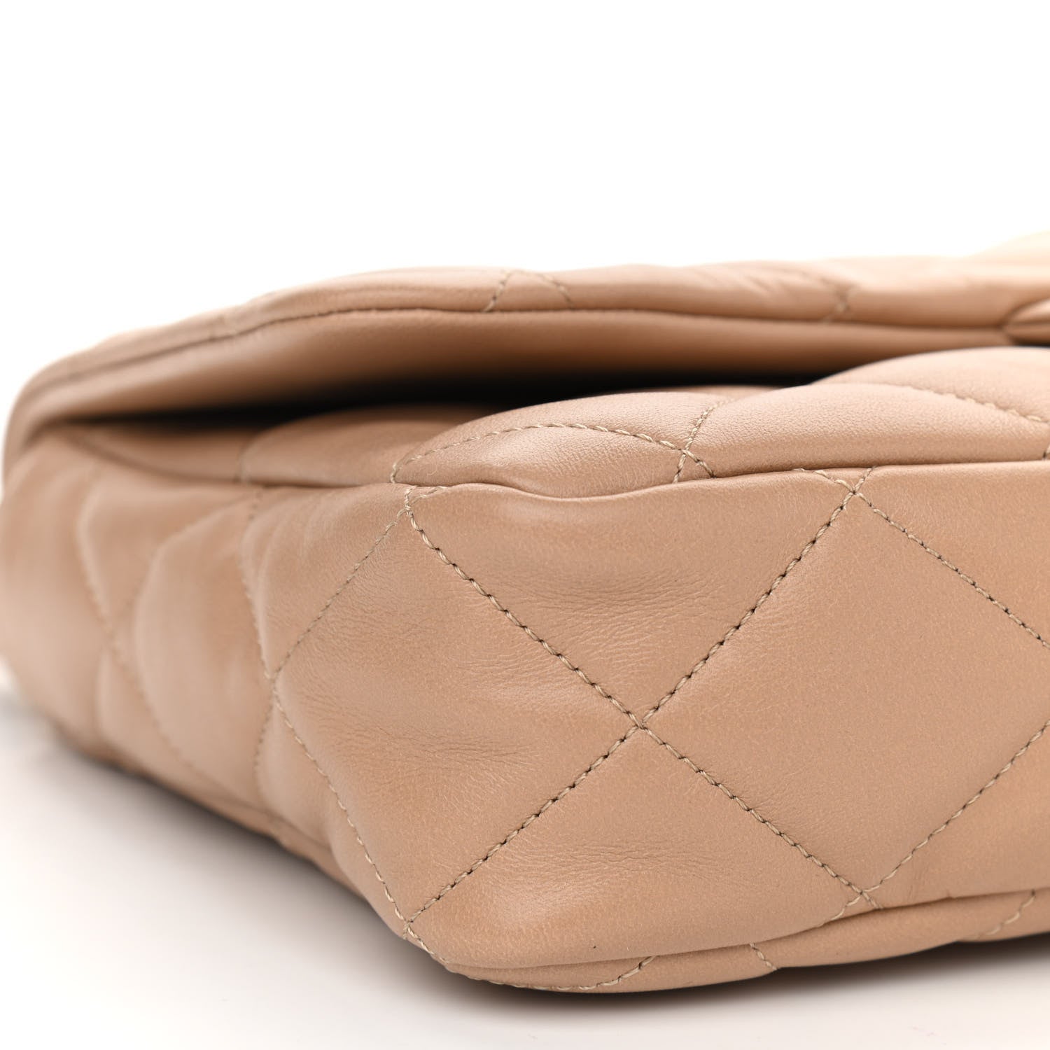 Chanel Lambskin Quilted Large CC Funky Town Flap Beige 9 of 11