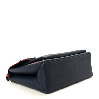 Louis Vuitton Soft Calfskin My Lockme Top Handle Marine Rouge 4 of 12