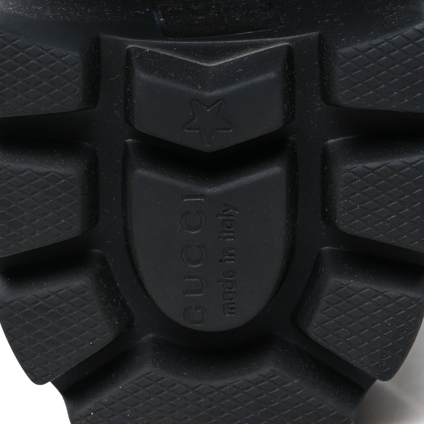 Rubber Horsebit Knee High Boots 39 Black