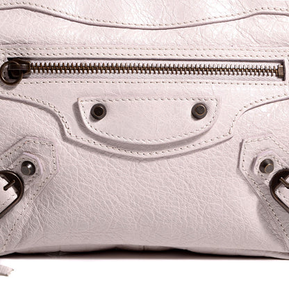 Balenciaga Agneau Classic Hardware Porte Toilette Makeup Clutch Nacre 10 of 10