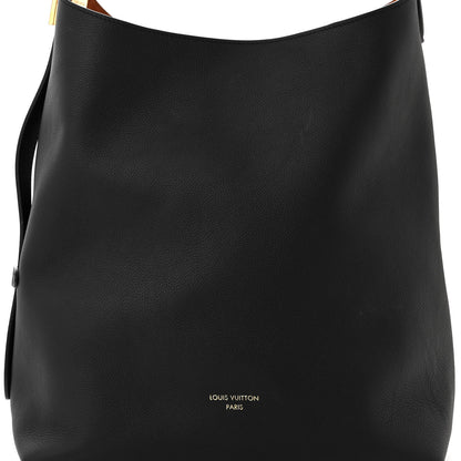 Louis Vuitton Grained Calfskin Low Key Hobo MM Black 8 of 11