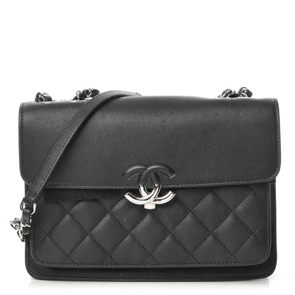 Chanel Lambskin Quilted Mini Urban Companion Flap Black 1 of 8