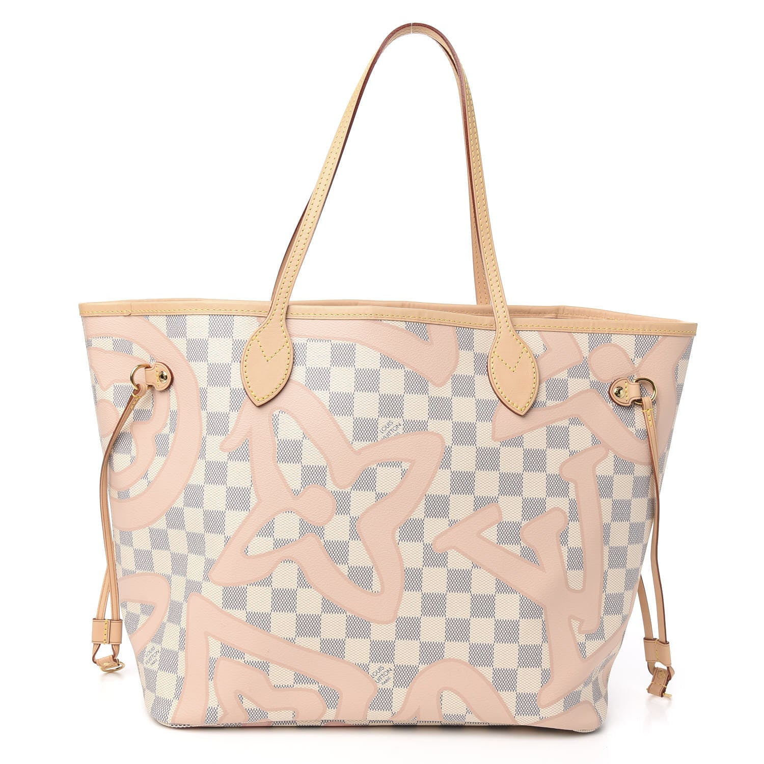 Louis Vuitton Damier Azur Tahitienne Neverfull MM 2 of 11