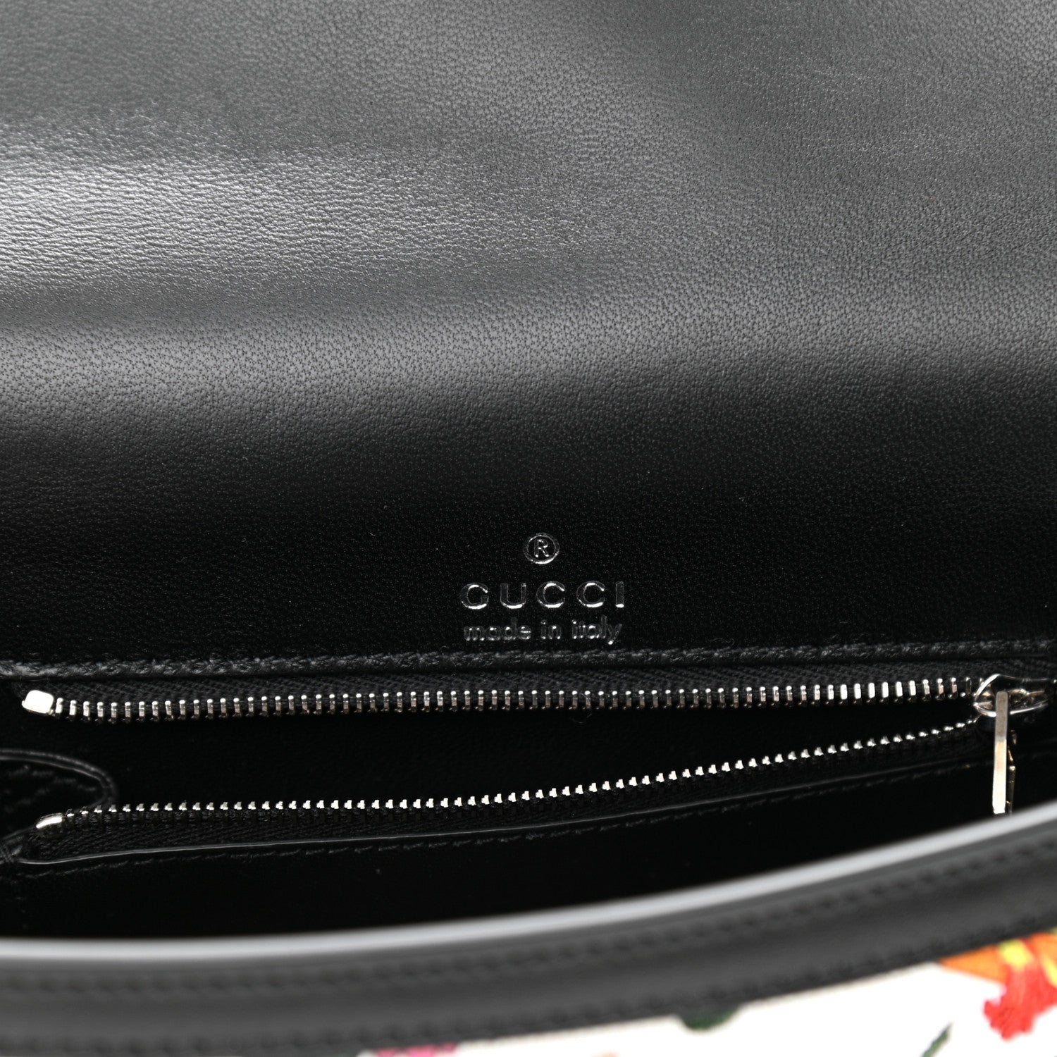 Balenciaga X GUCCI Canvas Boarded Plutone Calfskin Flora Logo Print Small Hourglass Top Handle Bag White Multicolor Black 7 of 9