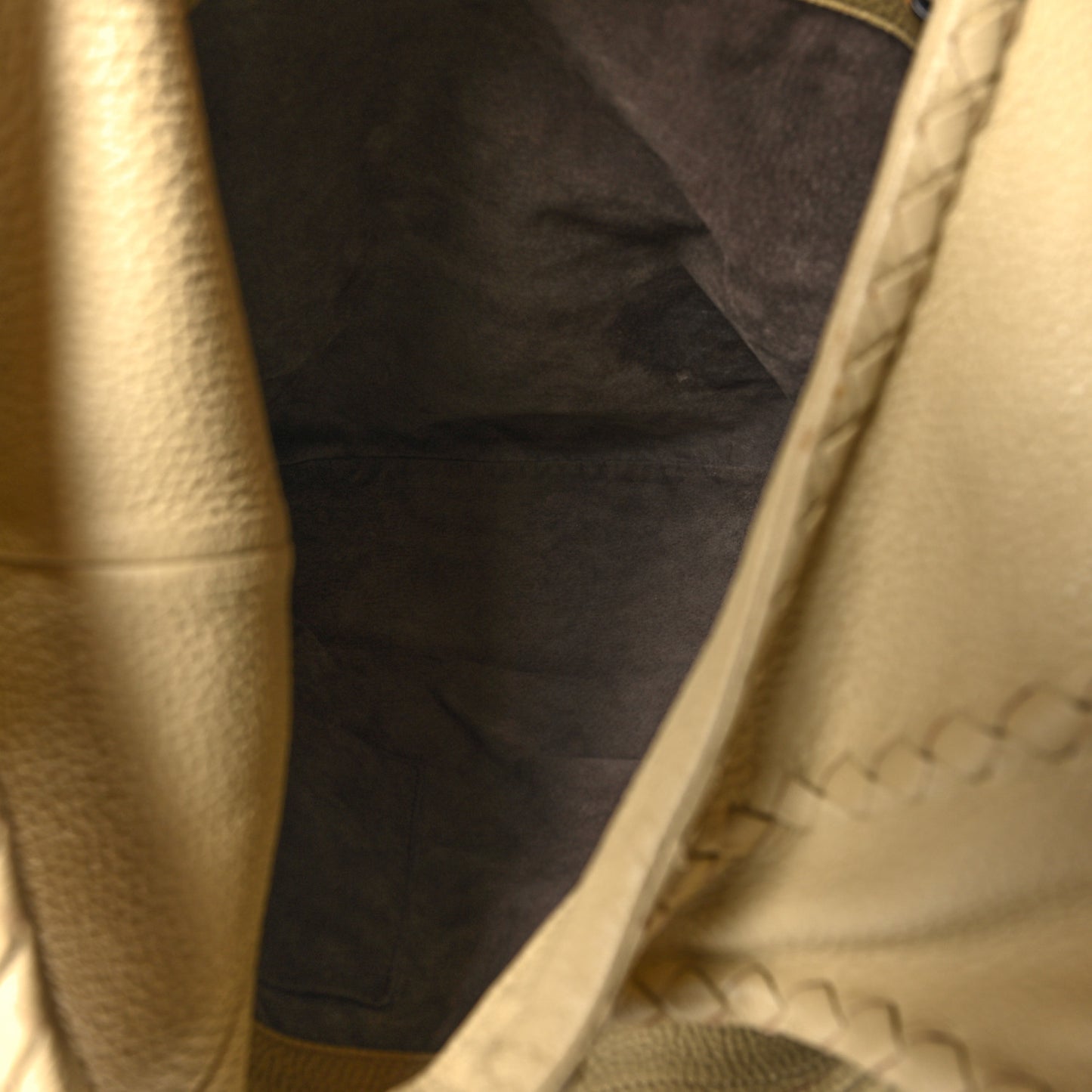 Cervo Deerskin Large Hobo Banane