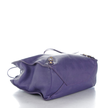 Balenciaga Veau Mini Papier Tote Purple 4 of 7