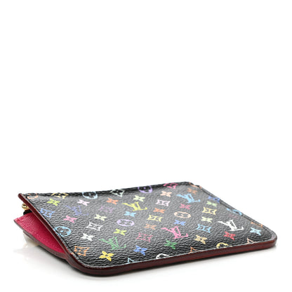 Louis Vuitton Monogram Multicolor Key Pouch Black Grenade 4 of 8